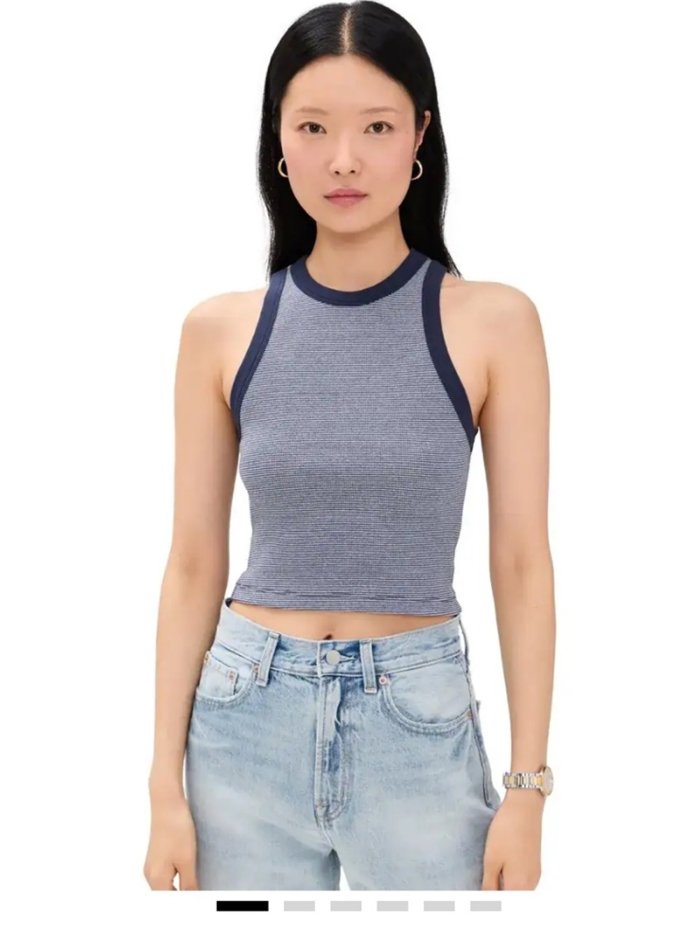 Sold Out NYC cropped tank top. Size small